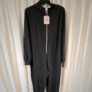 Savage Fenty black sparkle jumpsuit